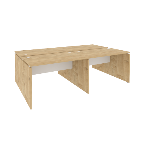 Onix Рабочая станция O.D.RS-4.2.7 Тиквуд Светлый/Белый Бриллиант 2360*1475*750