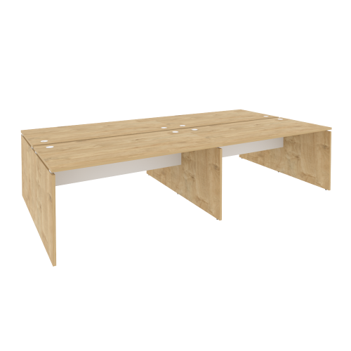 Onix Рабочая станция O.D.RS-4.4.8 Тиквуд Светлый/Белый Бриллиант 3160*1635*750