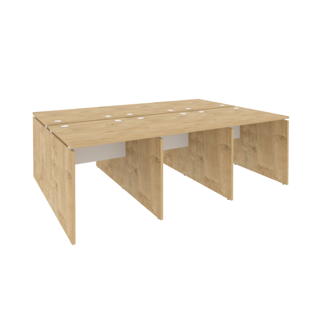 Onix Рабочая станция O.D.RS-6.0.8 Тиквуд Светлый/Белый Бриллиант 2340*1635*750