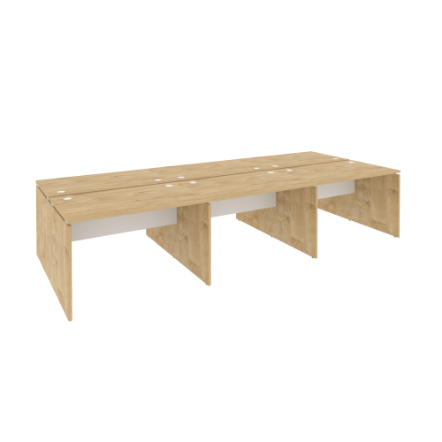Onix Рабочая станция O.D.RS-6.2.7 Тиквуд Светлый/Белый Бриллиант 3540*1475*750