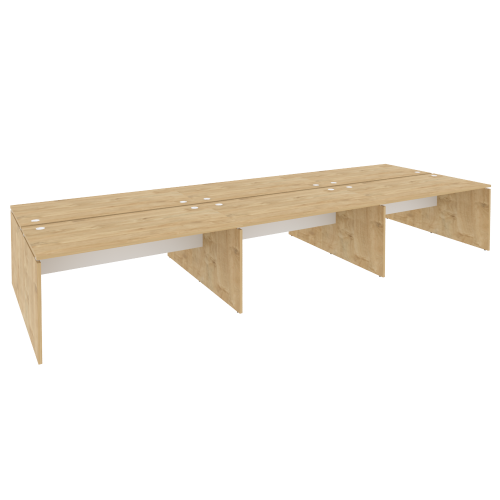 Onix Рабочая станция O.D.RS-6.4.8 Тиквуд Светлый/Белый Бриллиант 4740*1635*750