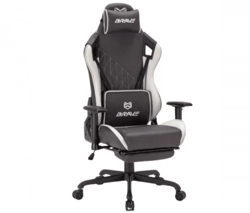 Компьютерное поворотное кресло BRAVE WS-2 Hulk Dark Grey (искусственная замша, коричневый)