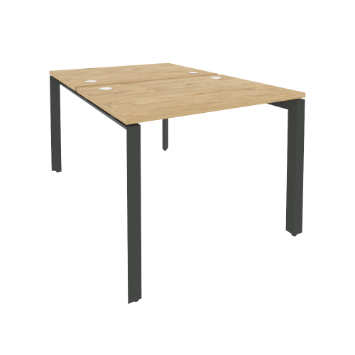 Onix Рабочая станция на П-образном м/к O.MP-D.RS-2.1.7 Тиквуд Светлый/Металл Антрацит 980*1475*750