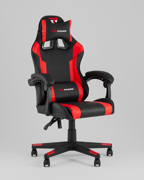 Игровое Кресло TopChairs Commander GF-8082 black+red