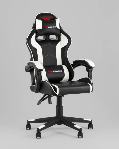 Игровое Кресло TopChairs Shadow GF-8079 black+white